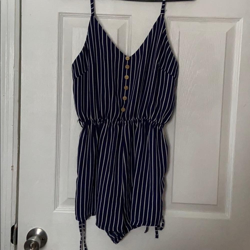 2 for $10 Zaful Striped Romper